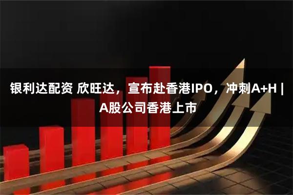 银利达配资 欣旺达，宣布赴香港IPO，冲刺A+H | A股公司香港上市